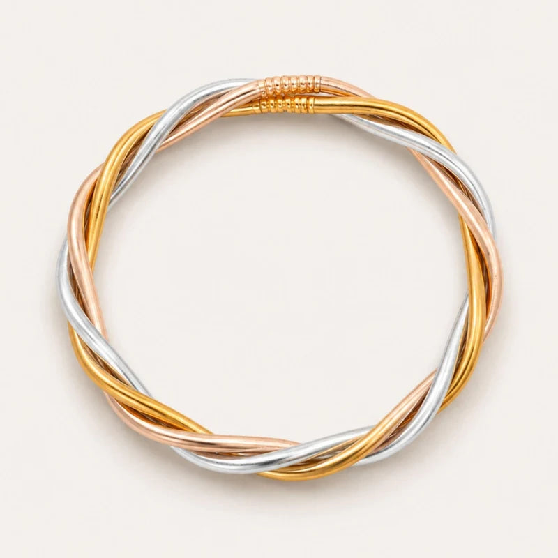 Trilogy All Weather Bangle by BUDHAGIRL