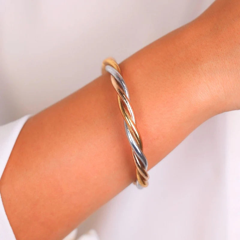 Trilogy All Weather Bangle by BUDHAGIRL